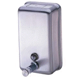Stainless steel soap dispenser